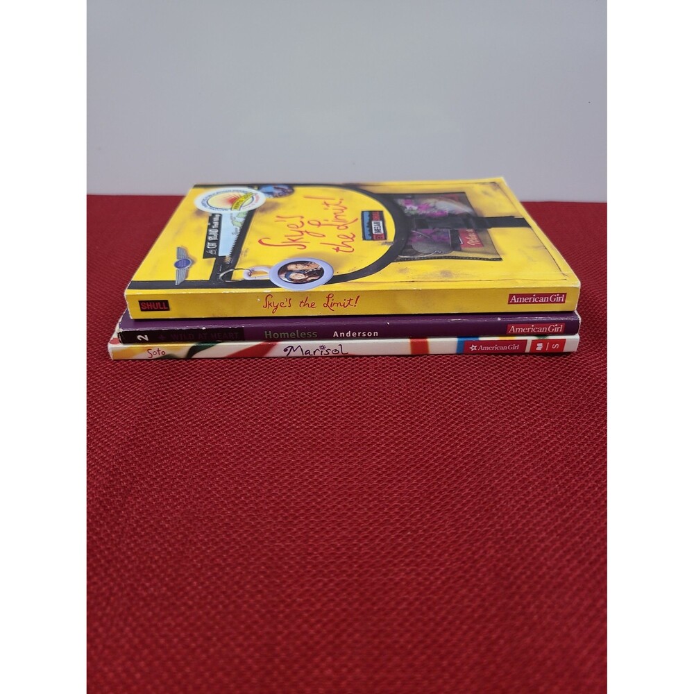 American Girl Book Lot - Skye's The Limit, Homeless, and Marisol